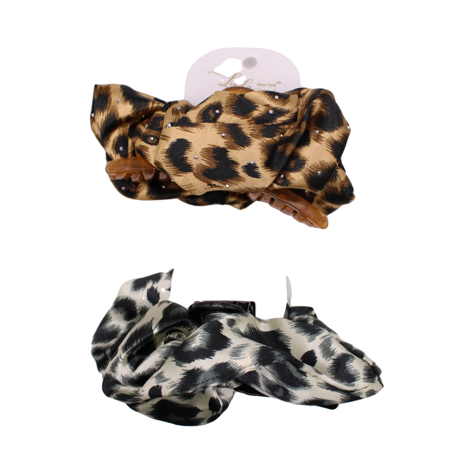 Set de scrunchies con estampado animal