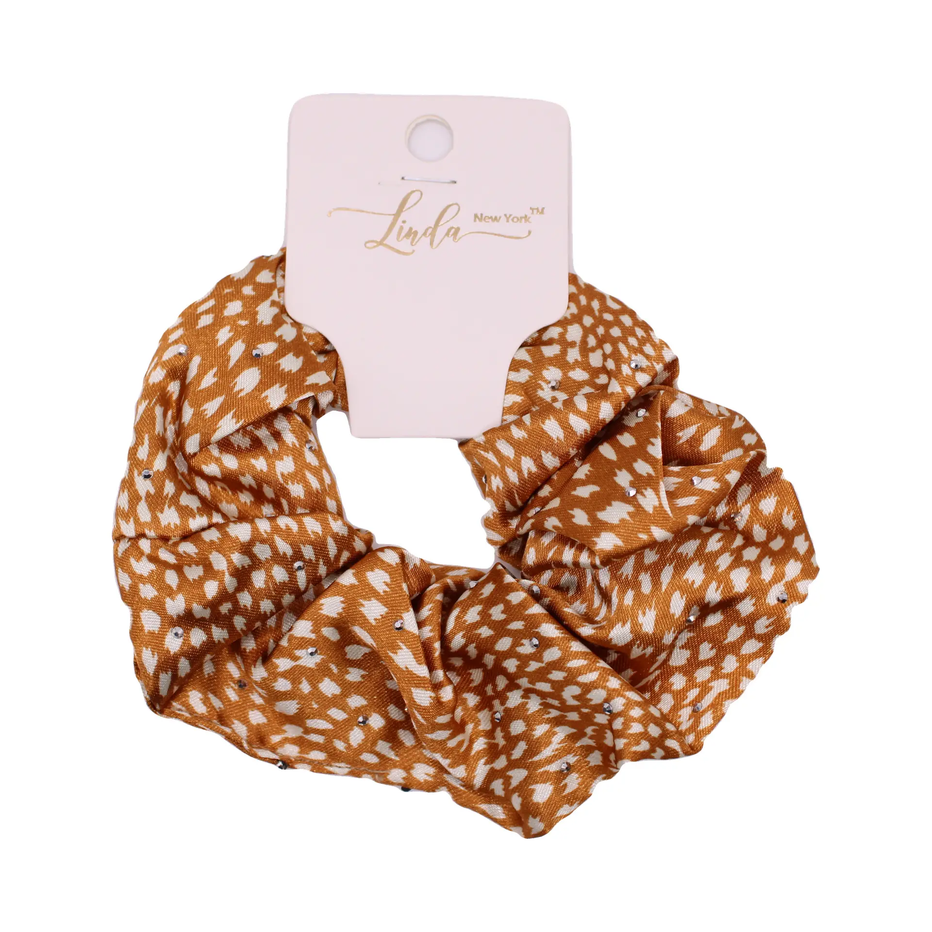 Black and White Print Scrunchie - Imagen 2