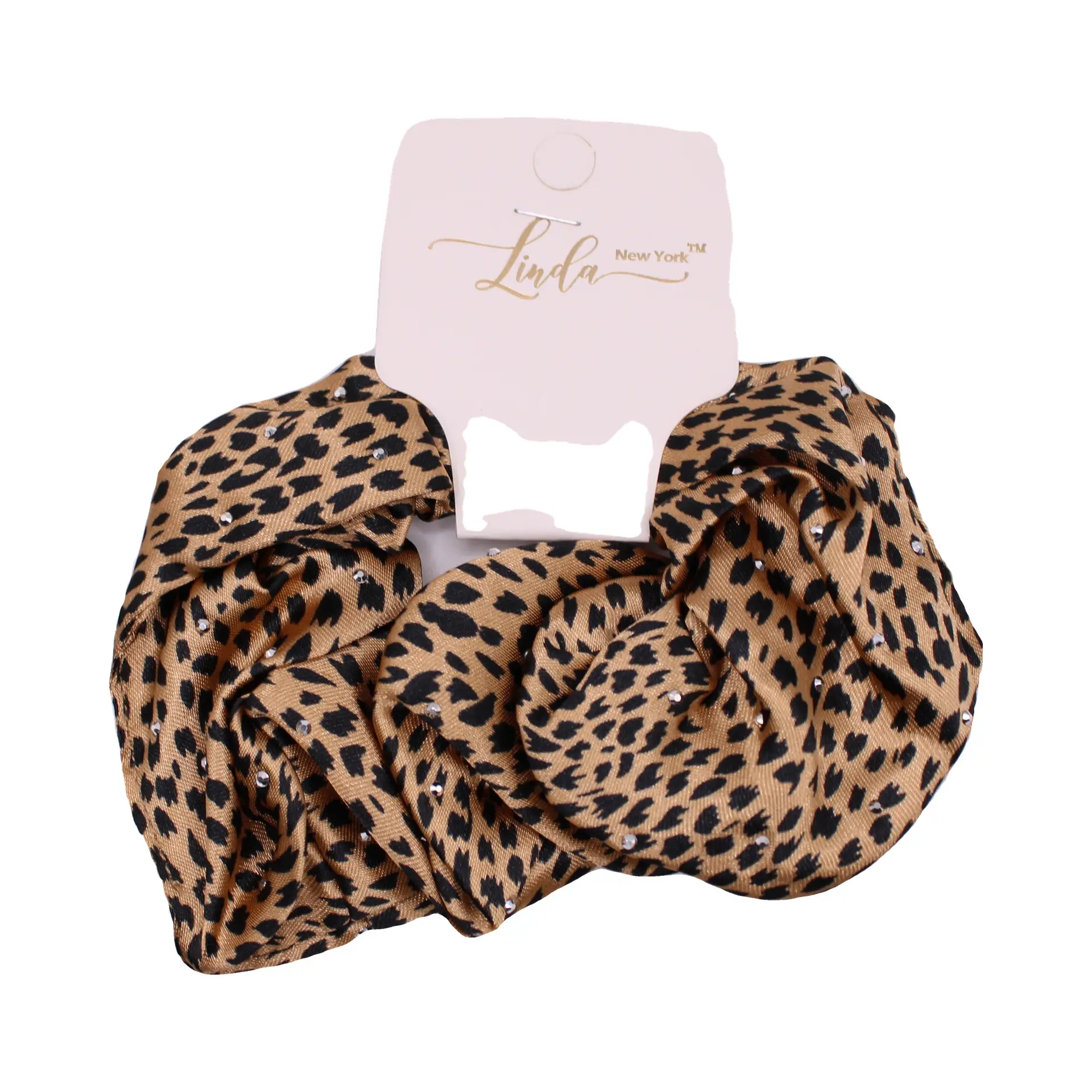 Black and White Print Scrunchie - Imagen 3
