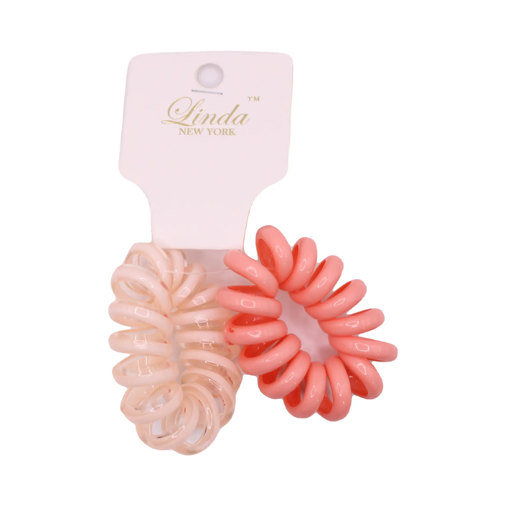 Blue Coil Hair Tie Set - Imagen 2