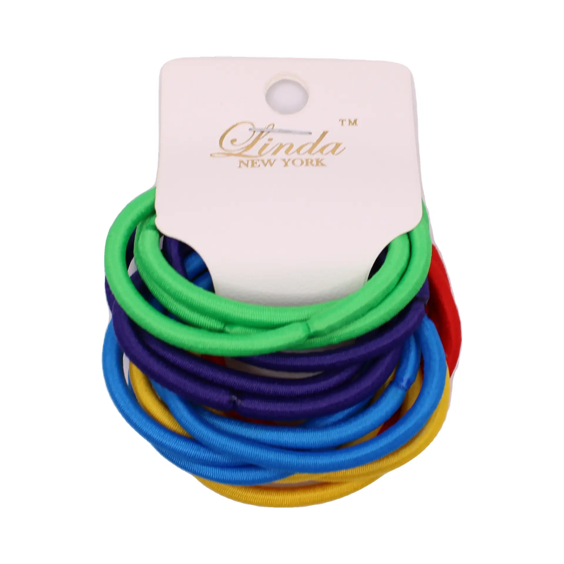Set de ligas de colores intensos