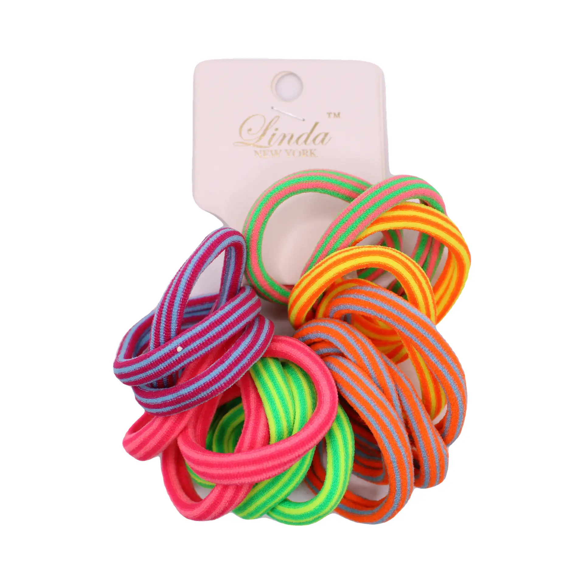 Set de ligas de colores vivos para todos los días