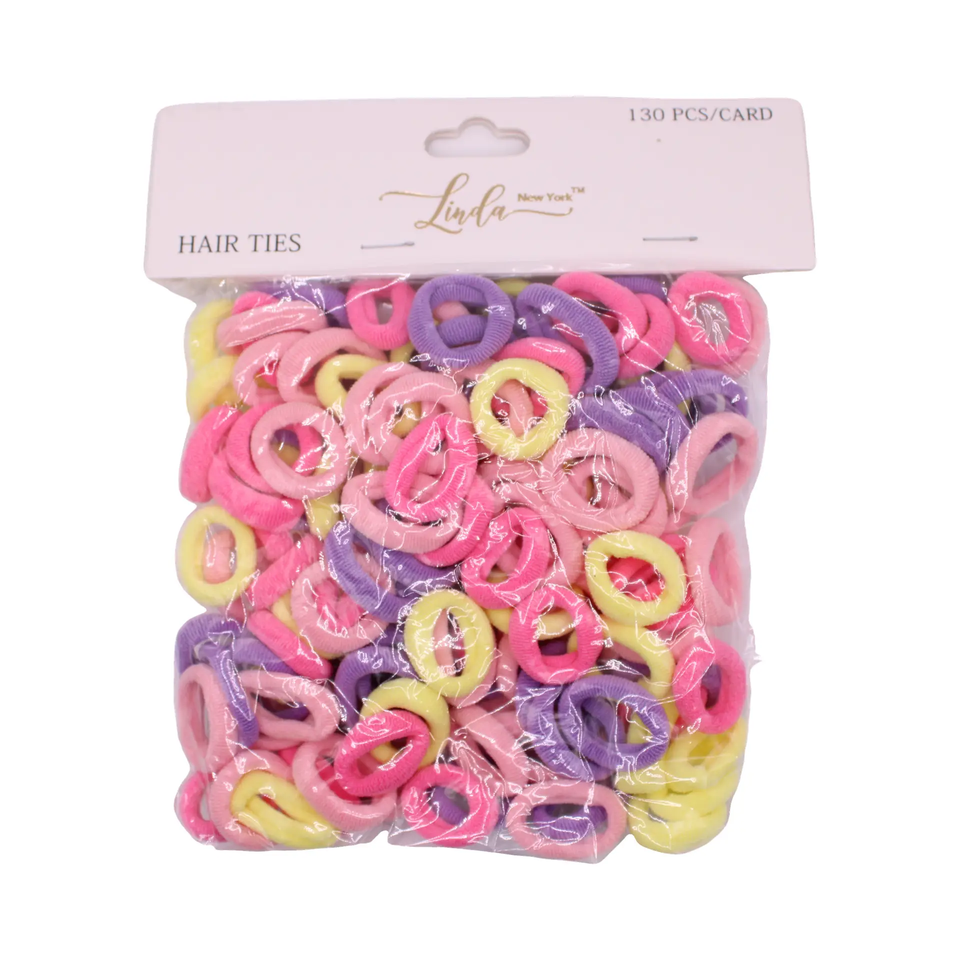 Paquete de mini ligas en colores caramelo