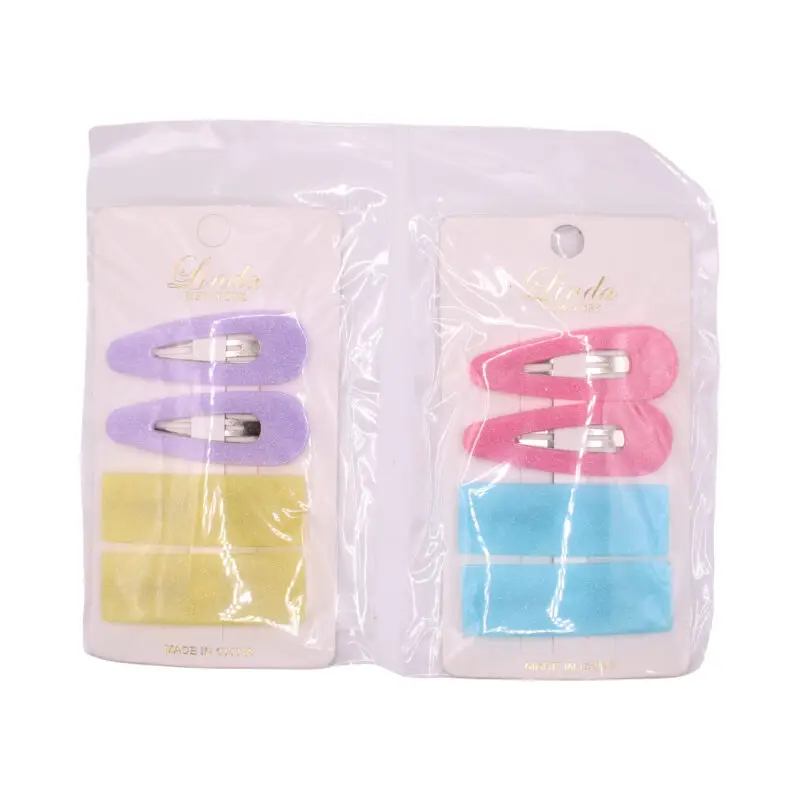 Colorblock Snap Clip Set