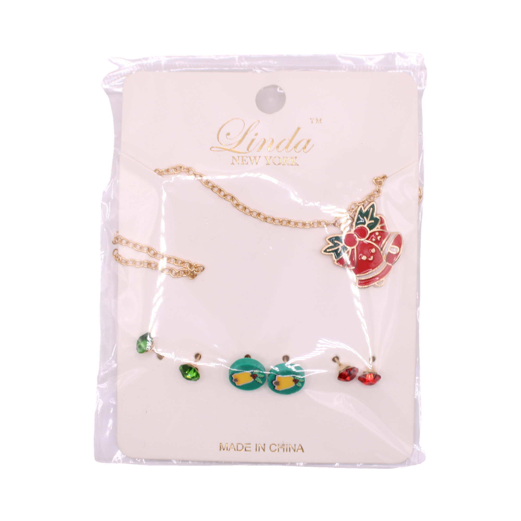 Collar con dijes festivos – Surtido de adornos