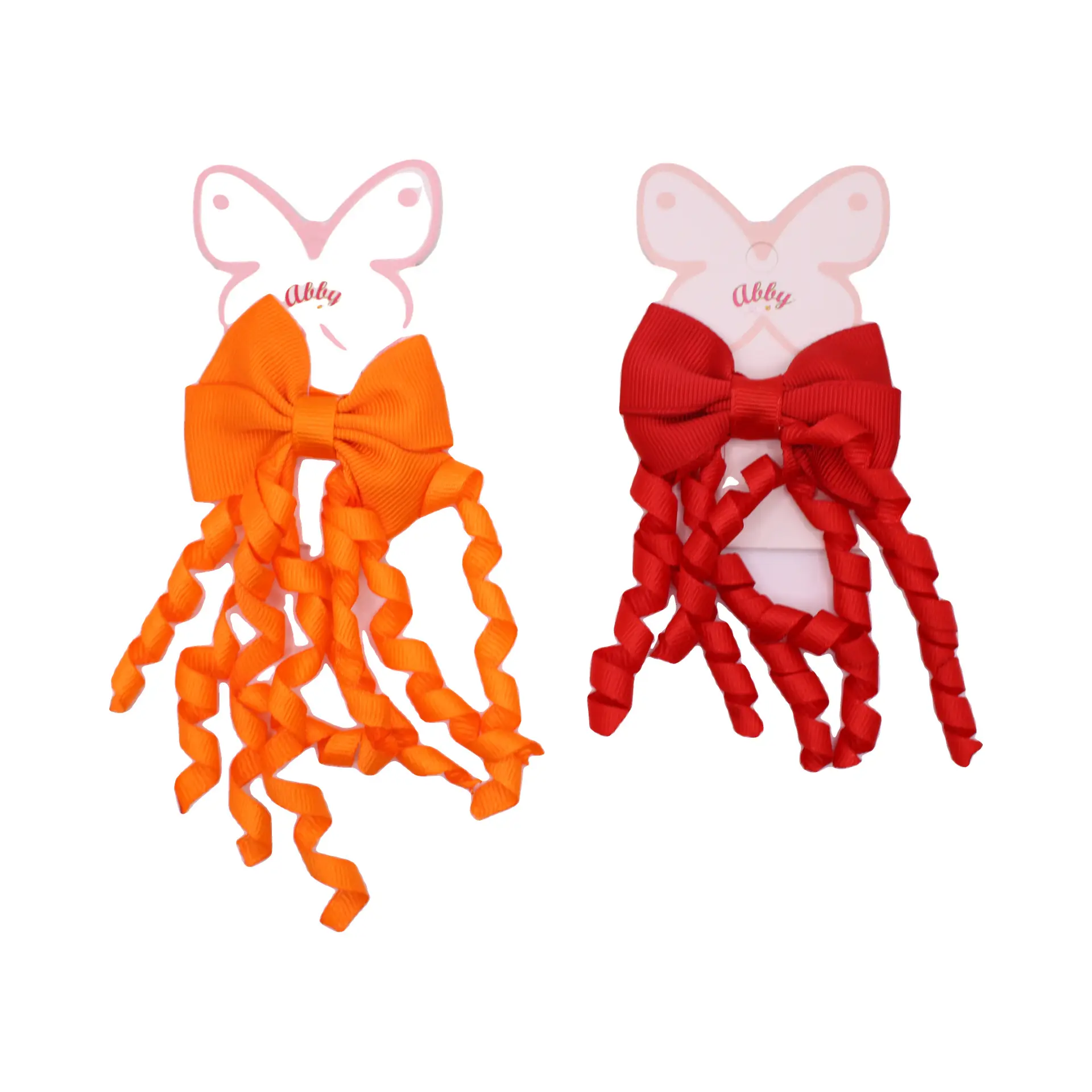 Kids Corkscrew Ribbon Bow Set - Imagen 3