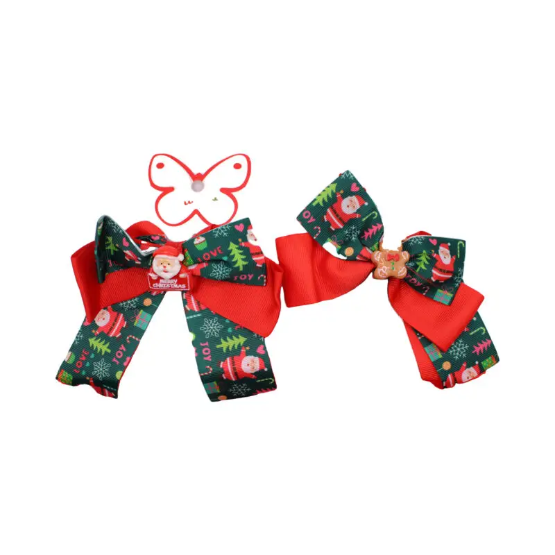 Kids Holiday Bow Hair Clip