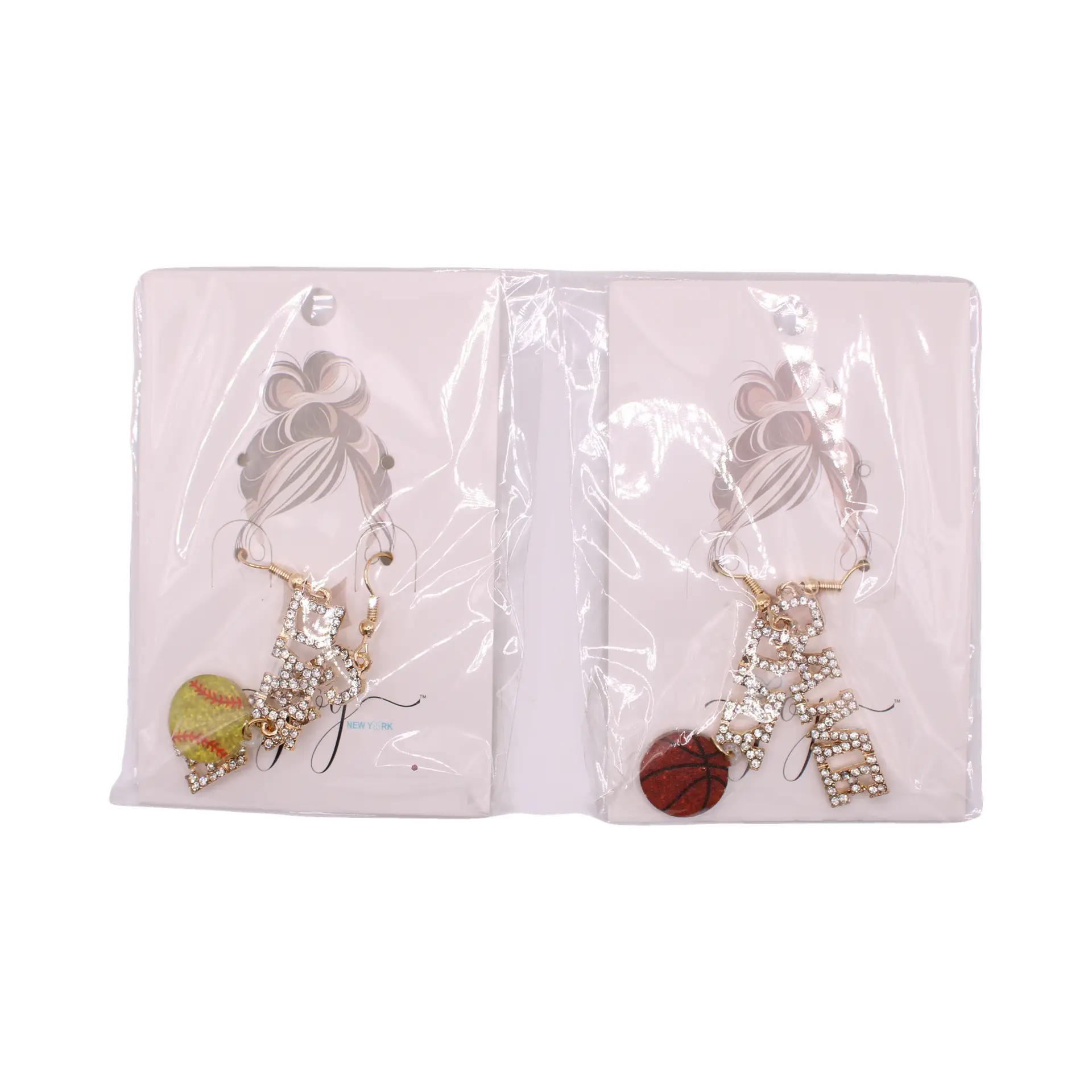 Mixed-Metal Charm Drop Earrings - Imagen 2