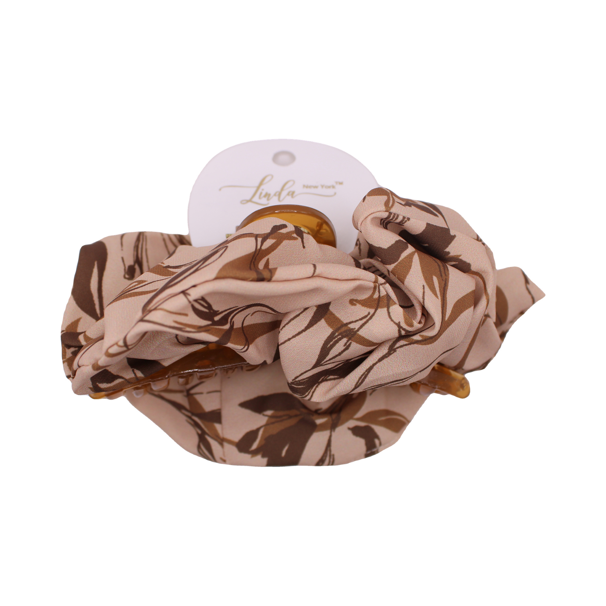 Neutral Print Scrunchie Set - Imagen 2