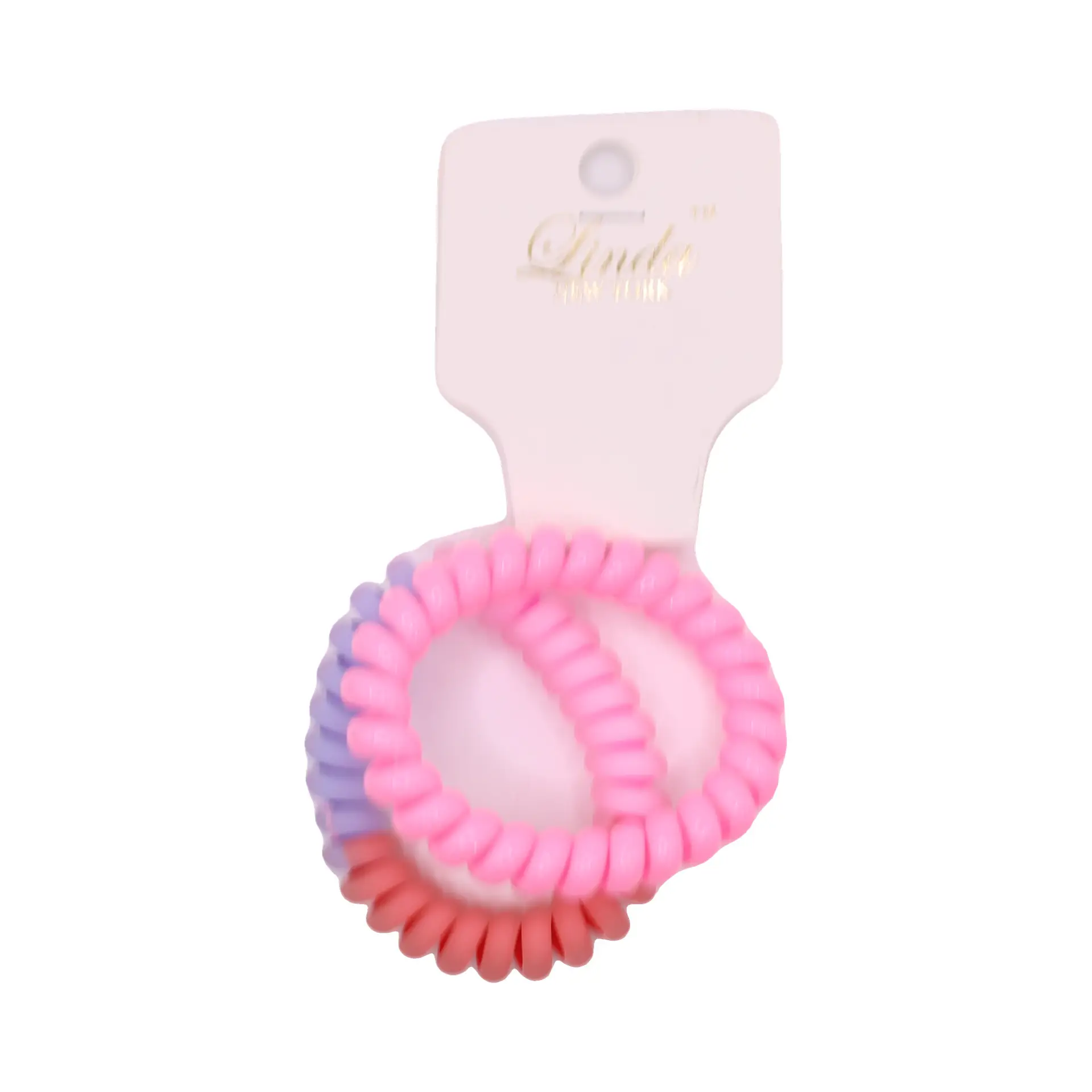 Pastel Coil Hair Tie Set - Imagen 4