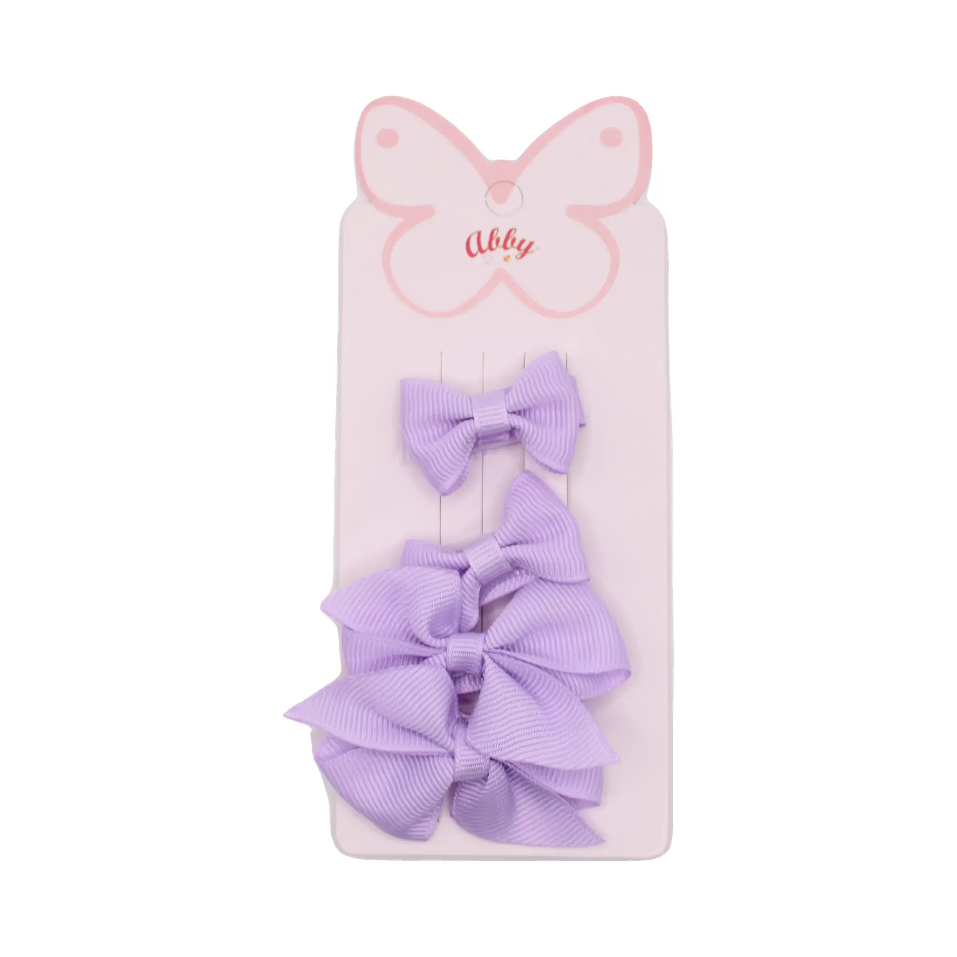 Pink Bow Hair Tie Set – Four Pack - Imagen 2