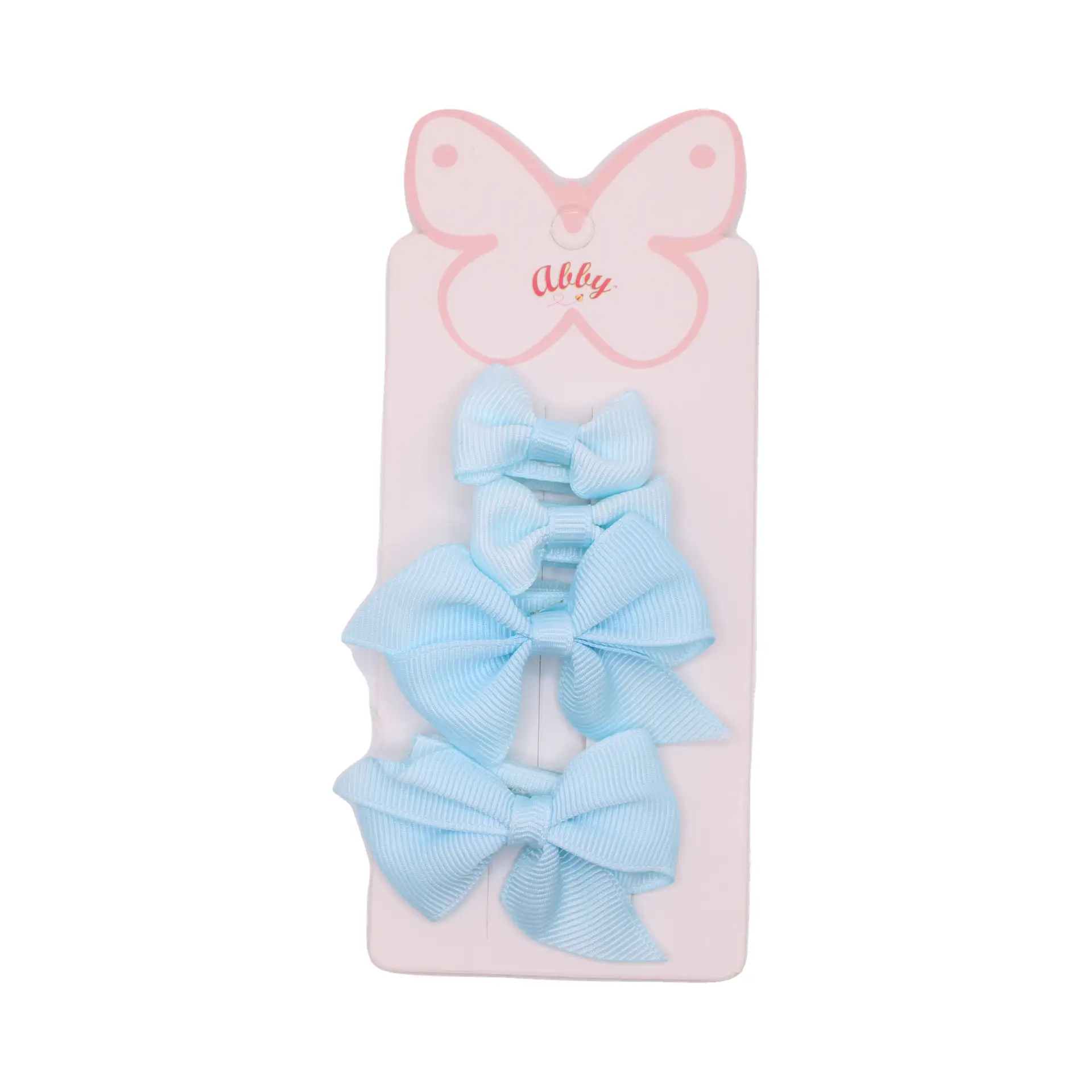 Pink Bow Hair Tie Set – Four Pack - Imagen 4