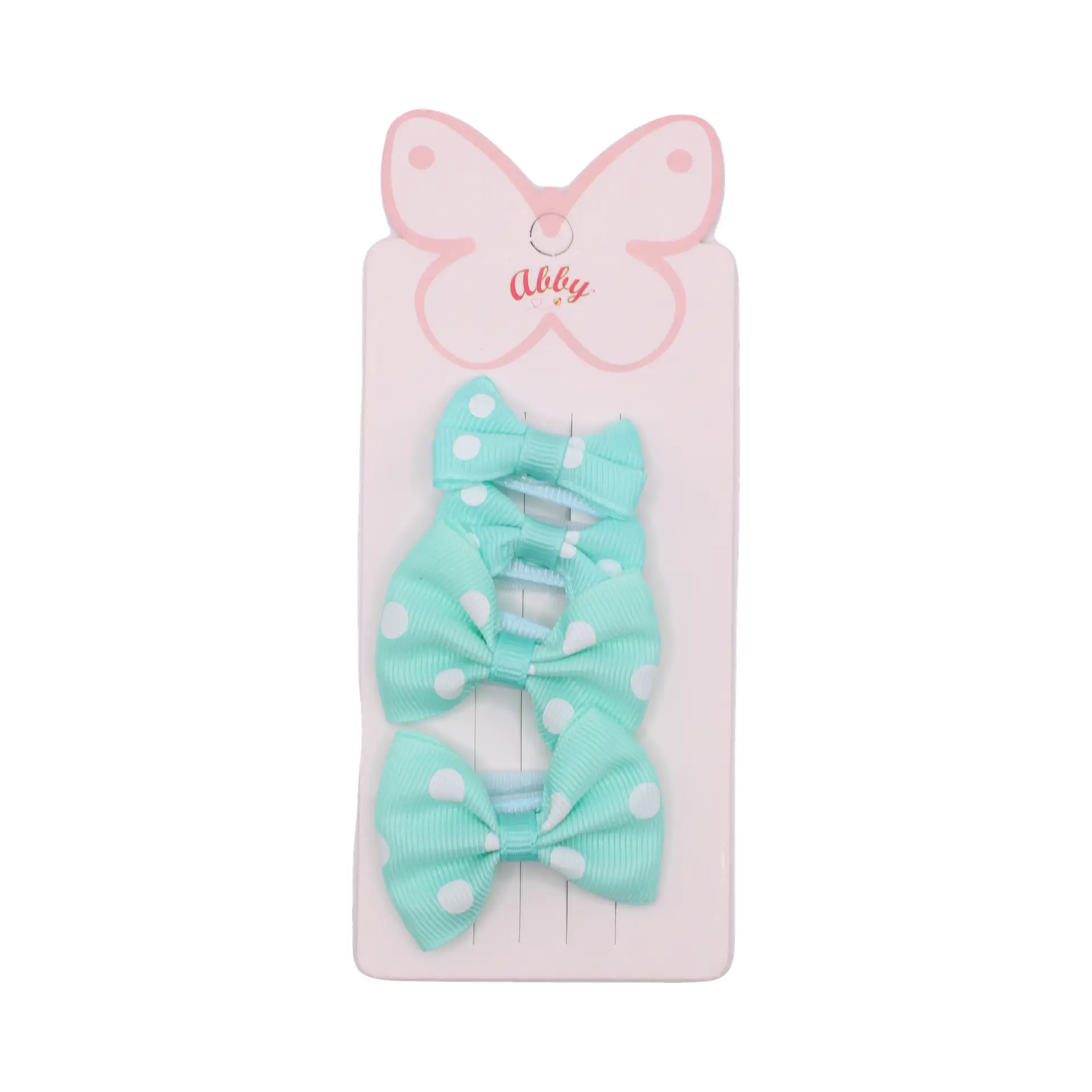 Pink Bow Hair Tie Set – Three Pack - Imagen 2