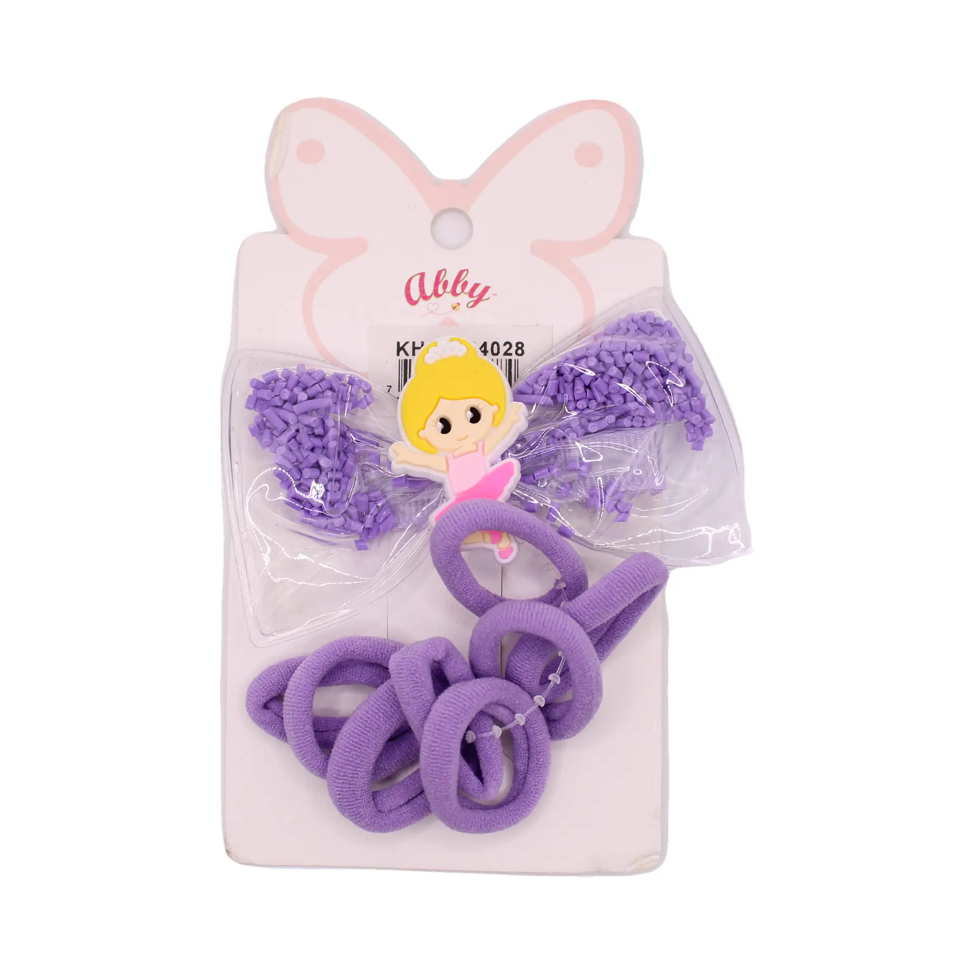 Pink Character Hair Tie Set - Imagen 2