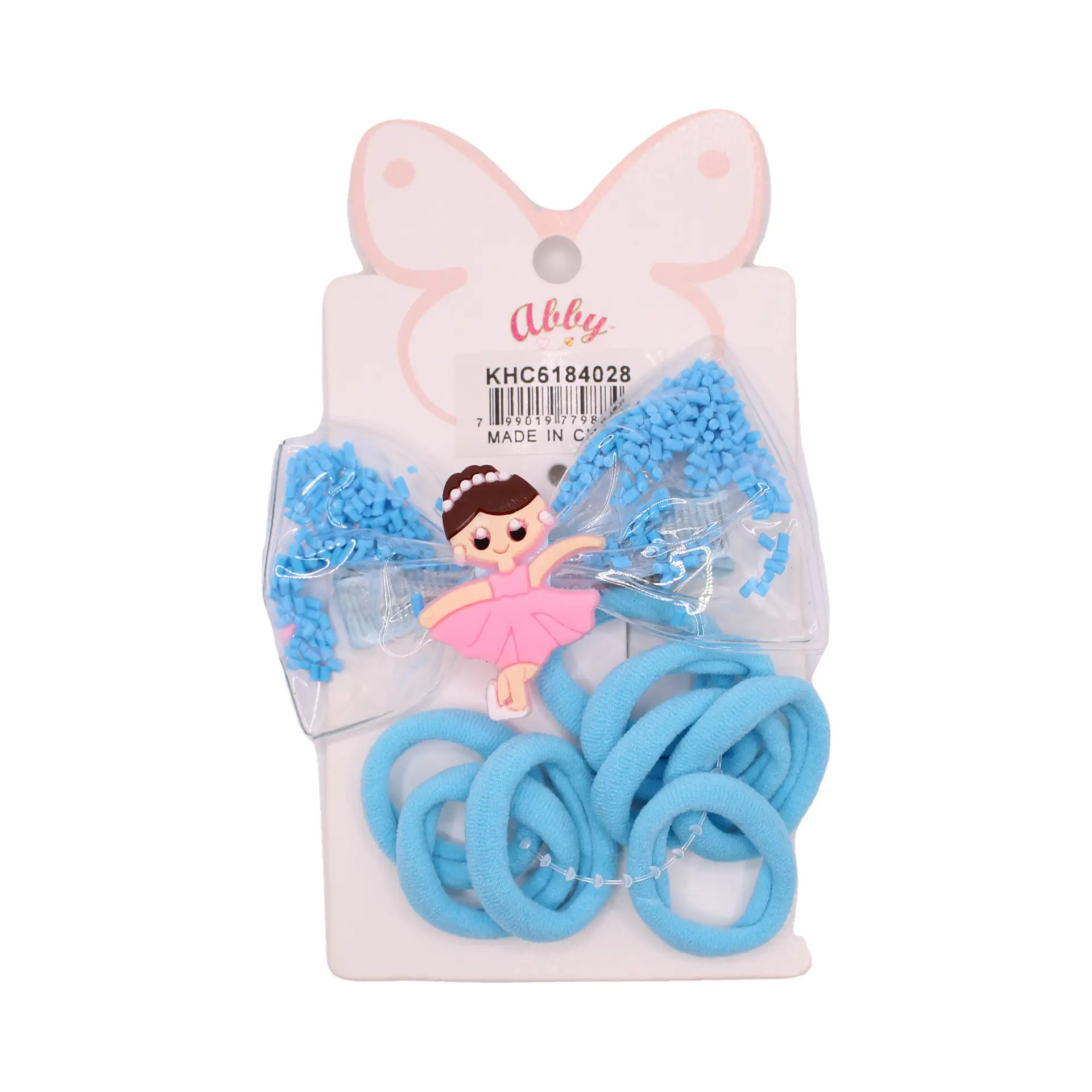 Pink Character Hair Tie Set - Imagen 3