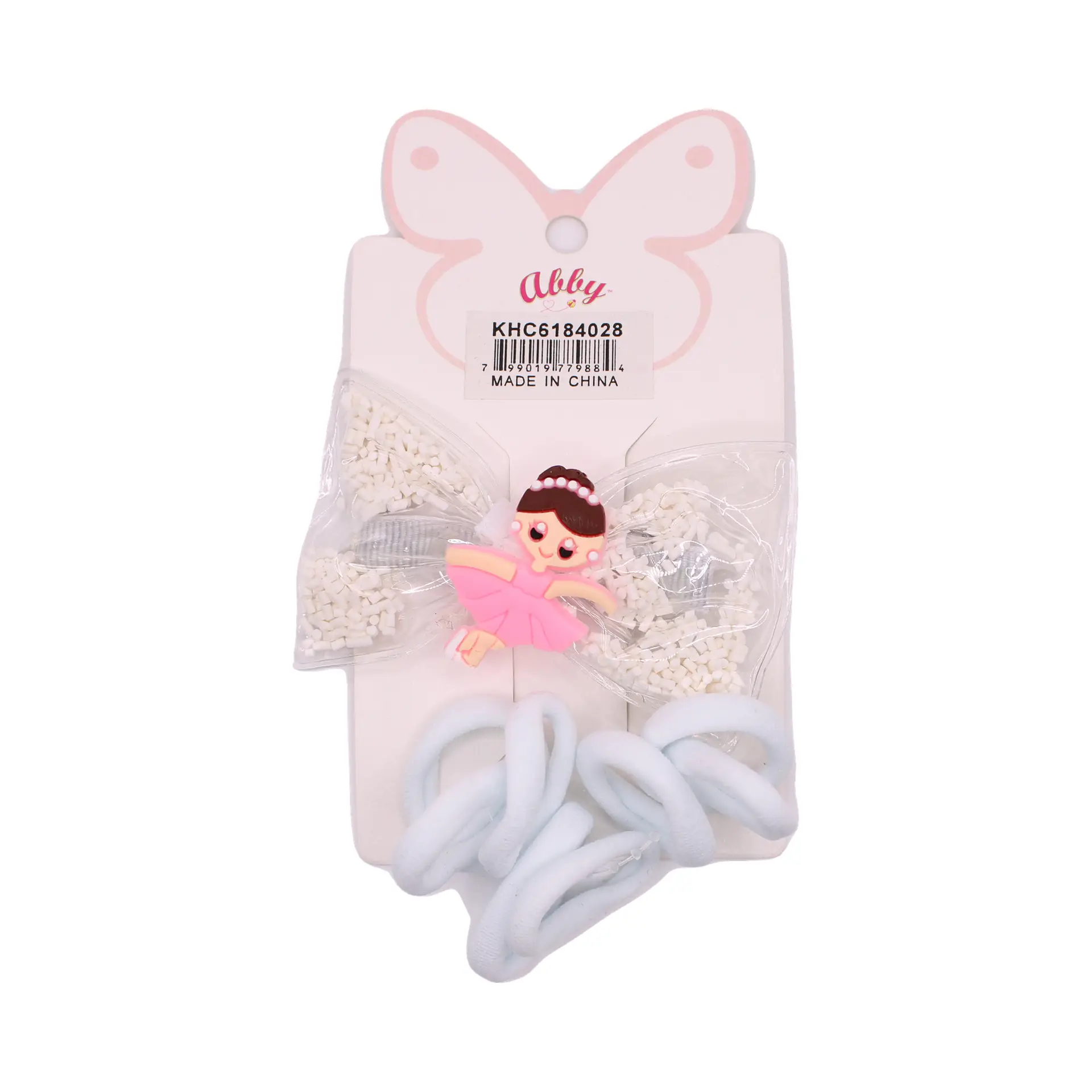 Pink Character Hair Tie Set - Imagen 5
