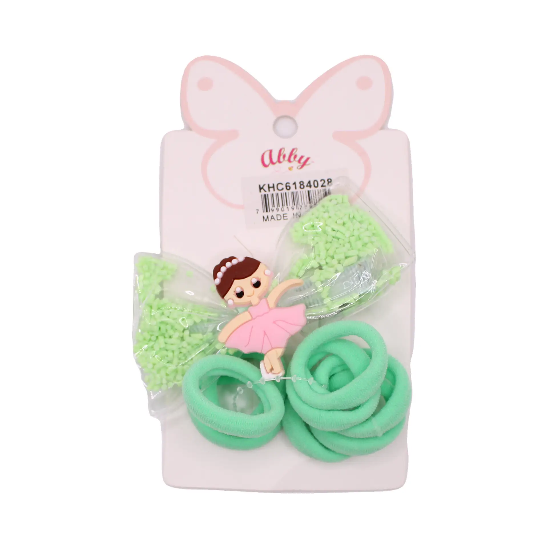 Pink Character Hair Tie Set - Imagen 6
