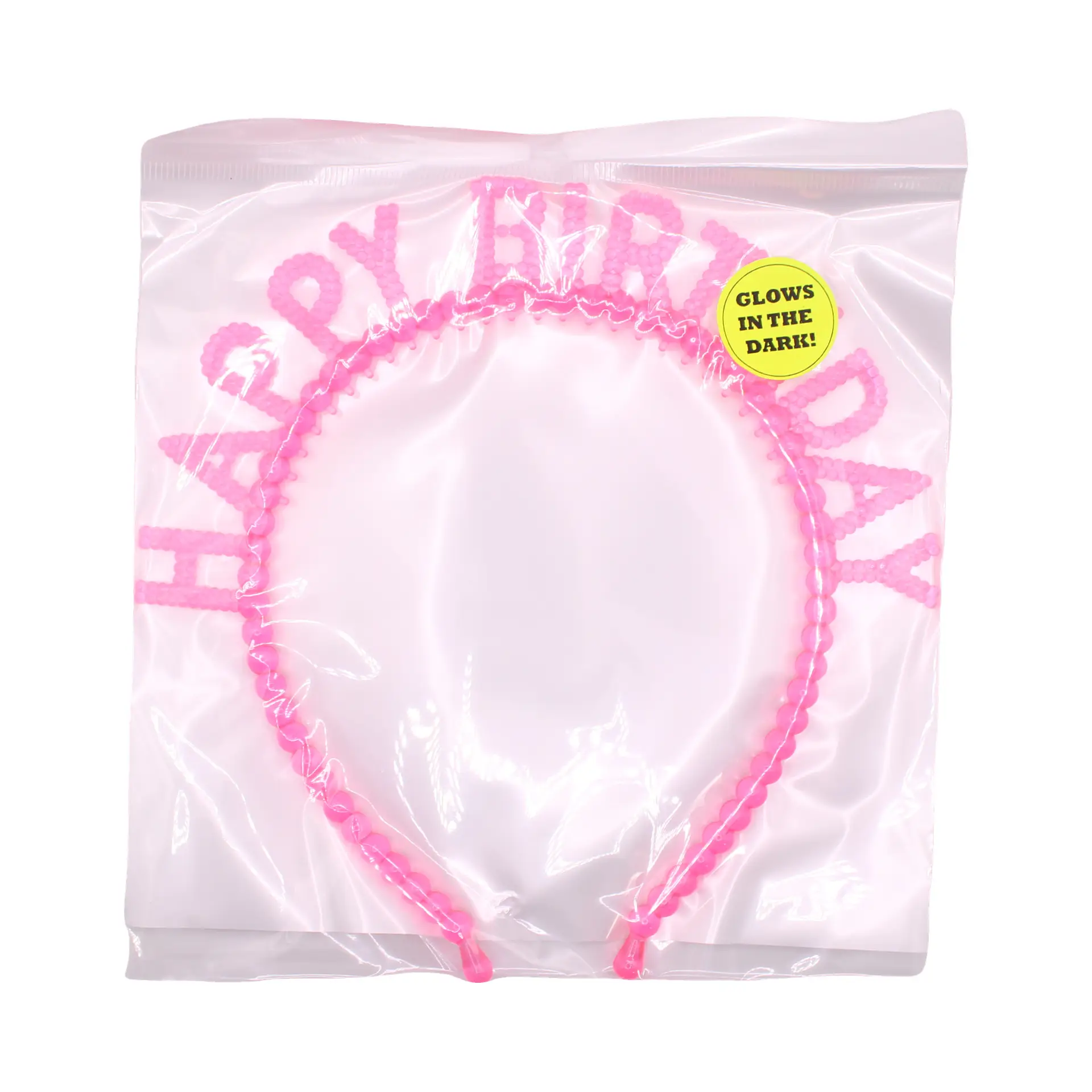 Yellow Happy Birthday Headband - Imagen 2