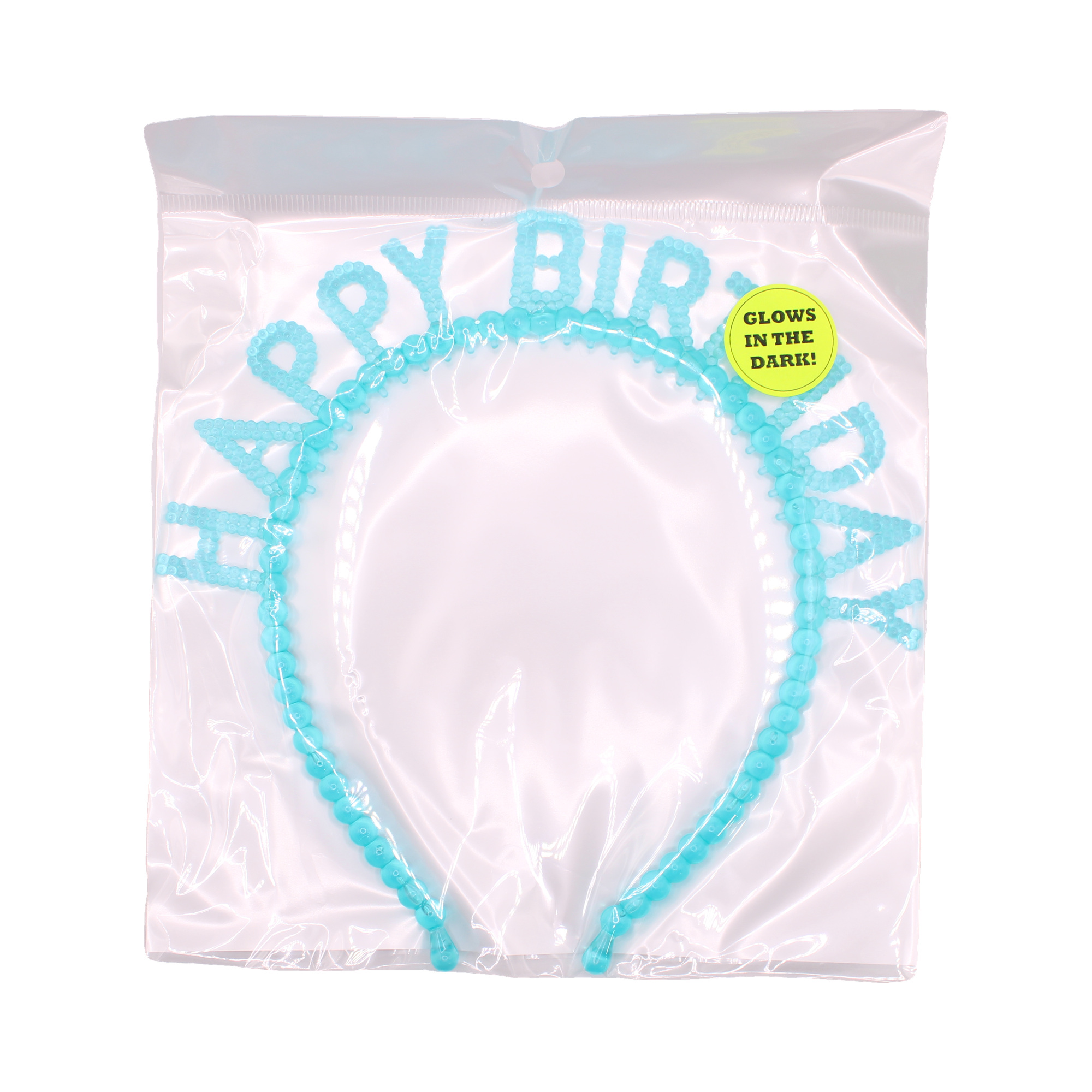 Yellow Happy Birthday Headband - Imagen 4