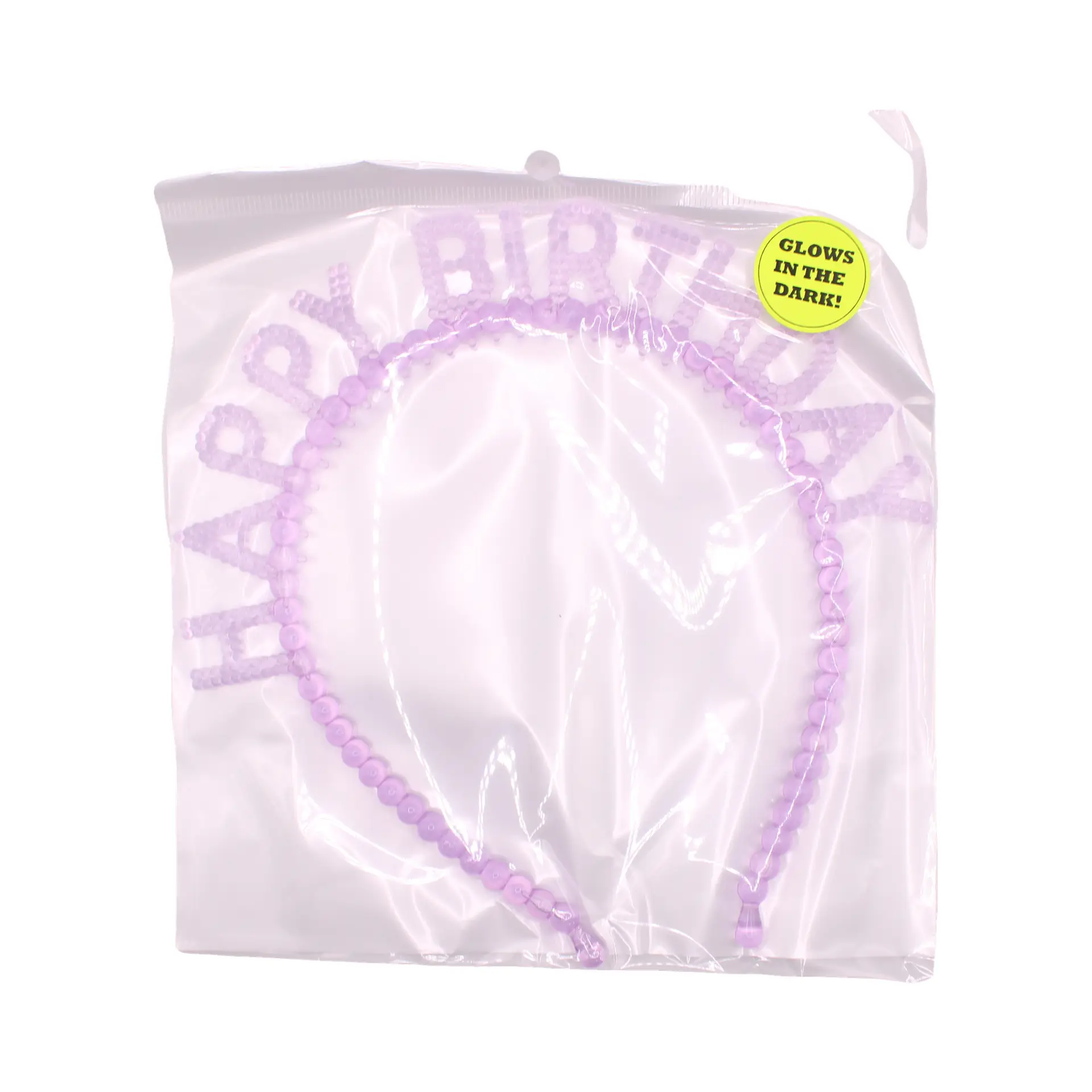 Yellow Happy Birthday Headband - Imagen 5
