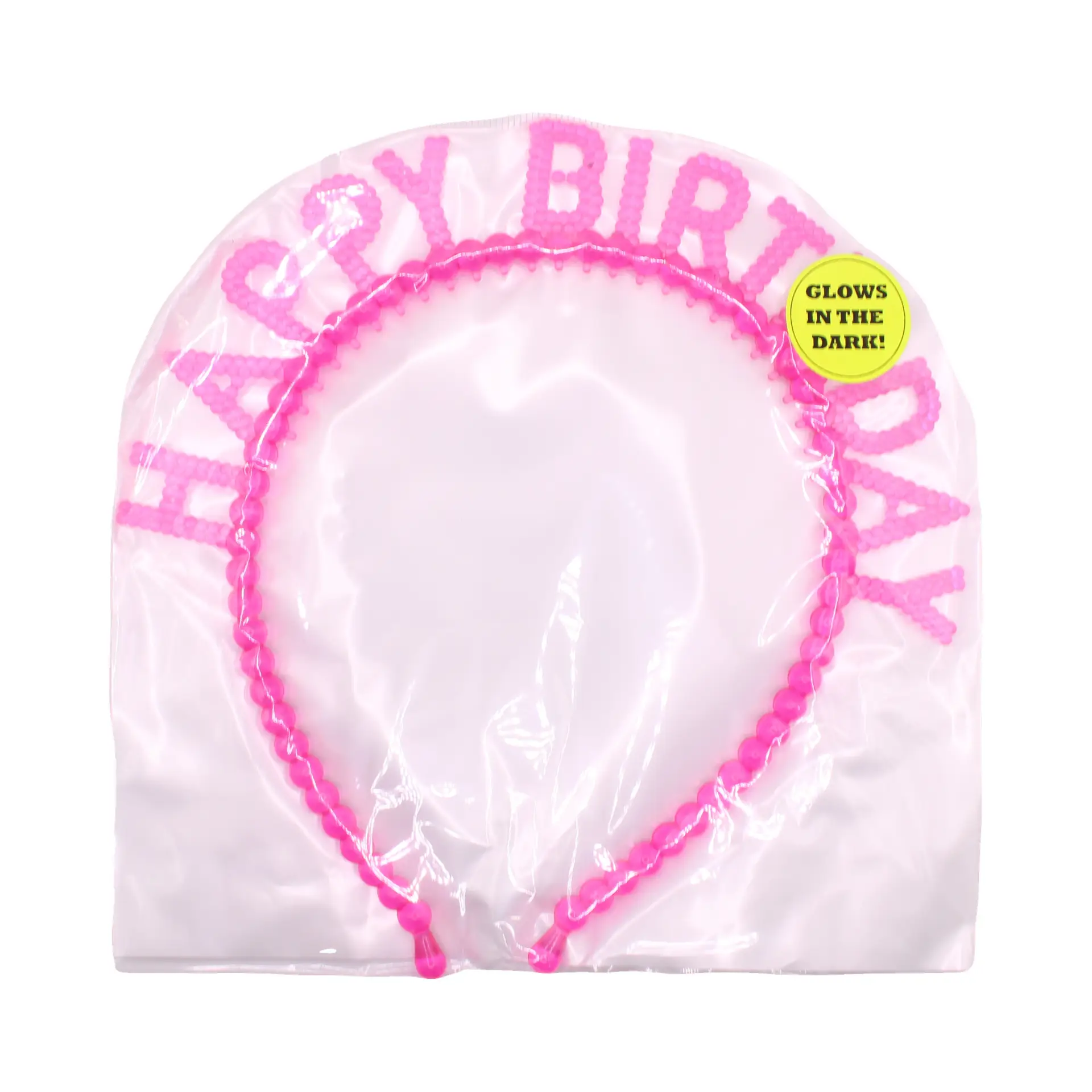 Yellow Happy Birthday Headband - Imagen 6